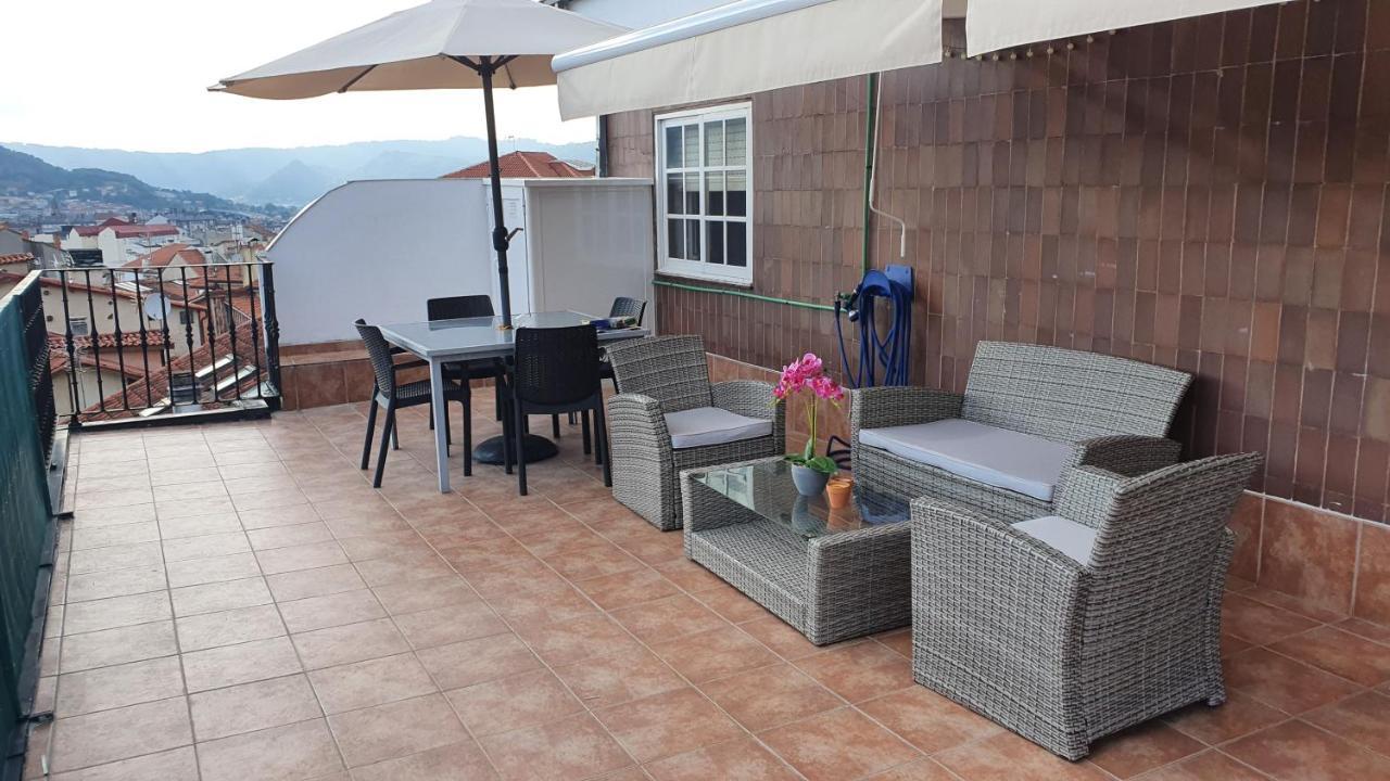 Apartamento Con Terraza En El Casco Historico Оренсе Екстер'єр фото